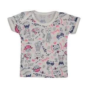 تی شرت دخترانه سیدونا مدل KSI2037-013