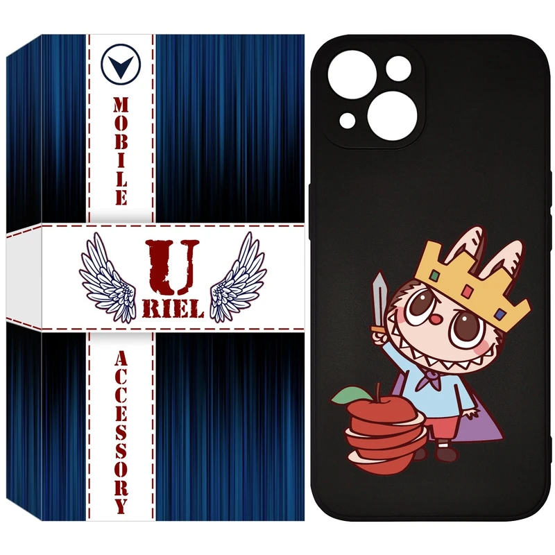 کاور یوریل مدل KSH کد 120 طرح عروسک لبوبو مناسب برای گوشی موبایل اپل iPhone 13