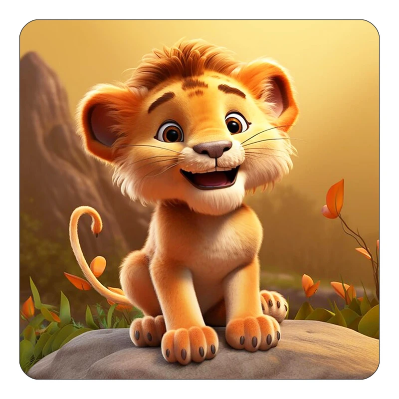 مگنت کاکتی طرح حیوانات کارتونی مدل mp27279