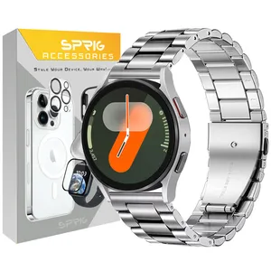 Sprig 3Bead strap suitable for Samsung Galaxy Watch 4/5/6/7 size 40/43/44/46/47mm
