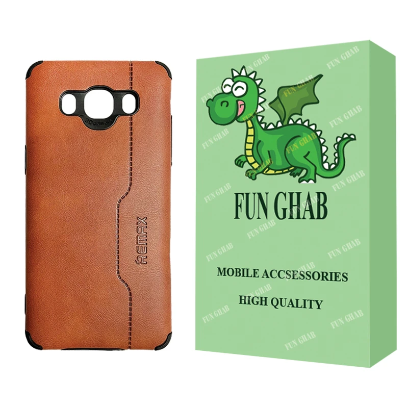 کاور فان قاب مدل چرم مناسب برای گوشی موبایل سامسونگ Galaxy J5 2016 / J510