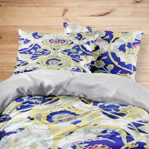 سرویس خواب مدوپد طرح حوض نقاشی مدل mod00453 یک نفره 4 تکه