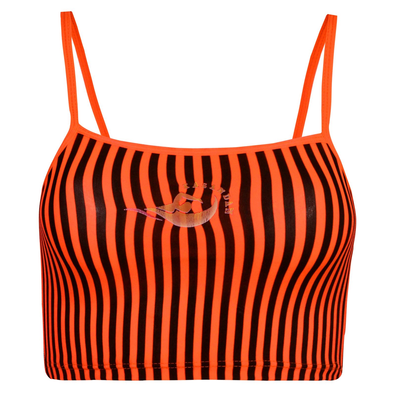 ست 3 تکه مایو دخترانه ماییلدا مدل 4409 رنگ نارنجی - - 2