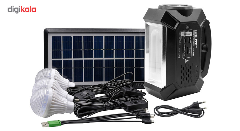 چراغ اضطراری و اسپیکر خورشیدی جی دی لایت مدل GD-8057 چراغ اضطراری و اسپیکر خورشیدی جی دی لایت مدل GD-8057