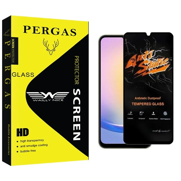 محافظ صفحه نمایش وایلی نایس مدل Pergas Antistatic مناسب برای گوشی موبایل سامسونگ Galaxy A24/A25/A15/A15 5G