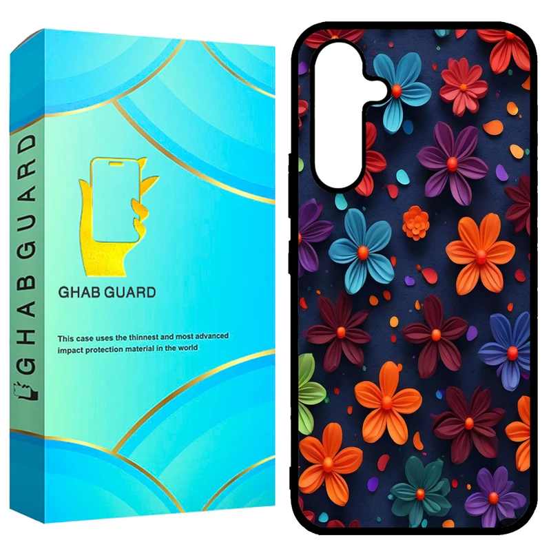 کاور قاب گارد طرح گل گلی مدل GCHPA54 مناسب برای گوشی موبایل سامسونگ  Galaxy A54 5G
