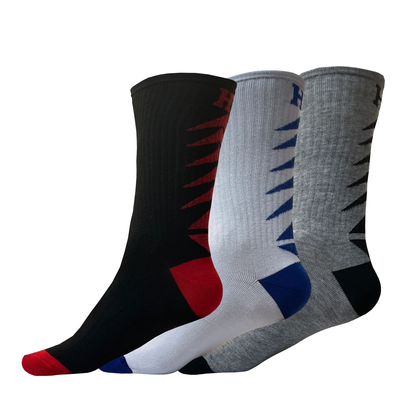 جوراب مردانه هورا مهر مدل HS-SpHM03 مجموعه ۳ عددی -  - 1