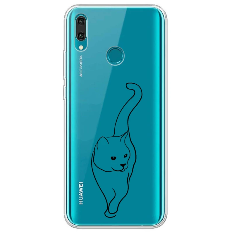 کاور مگافون طرح گربه مدل C60-B مناسب برای گوشی موبایل هوآوی Y9 2019