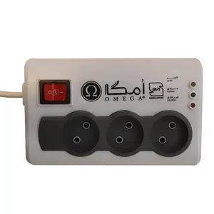 چند راهی برق و محافظ امگا مدل P3100
