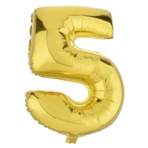 بادکنک فویلی مدل Five سایز 32 اینچ سایز 150