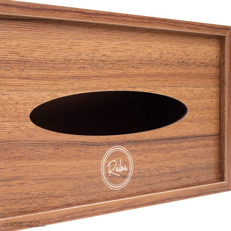 ست سطل زباله و جای دستمال کاغذی رایکا مدل 001