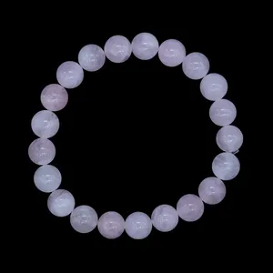 دستبند مردانه مانا جم مدل سنگ رز کوارتز