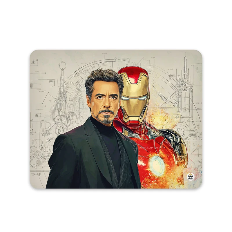 ماوس پد شادیت مدل Iron Man کد300 سایز 24*19 سانتی متر