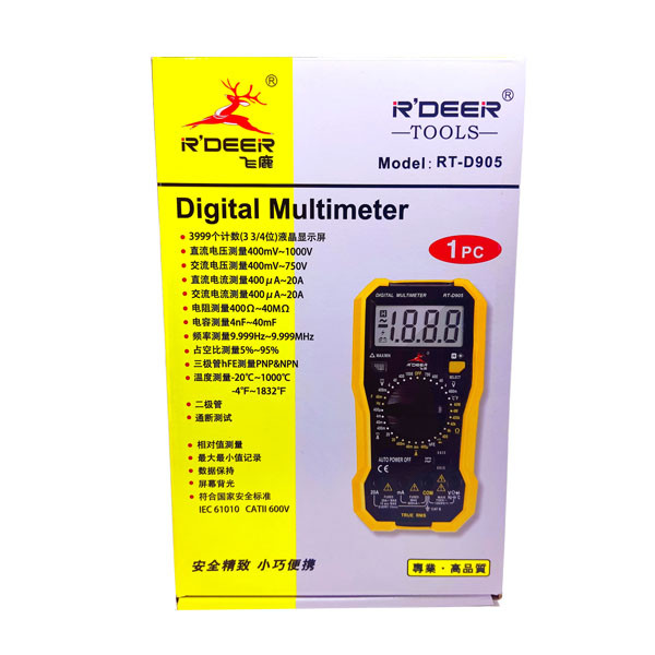 مولتی متر دیجیتال آردیر مدل RT-D902 مولتی متر دیجیتال آردیر مدل RT-D902