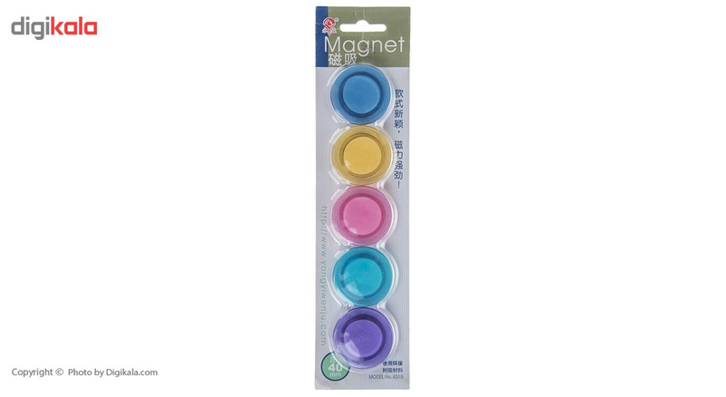 گیره آهنربایی فوسکا مدل 4015 بسته 5 عددی