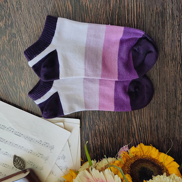 جوراب زنانه ال سون مدل راه راه کد PH647.54