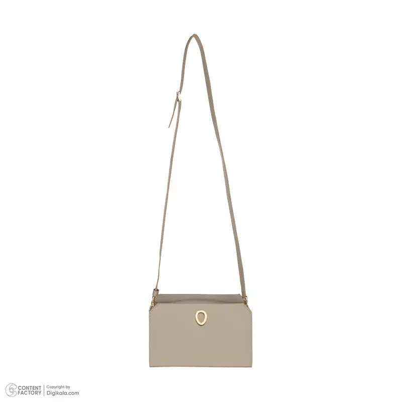 کیف دوشی زنانه اوال مدل 110 رنگ کرم