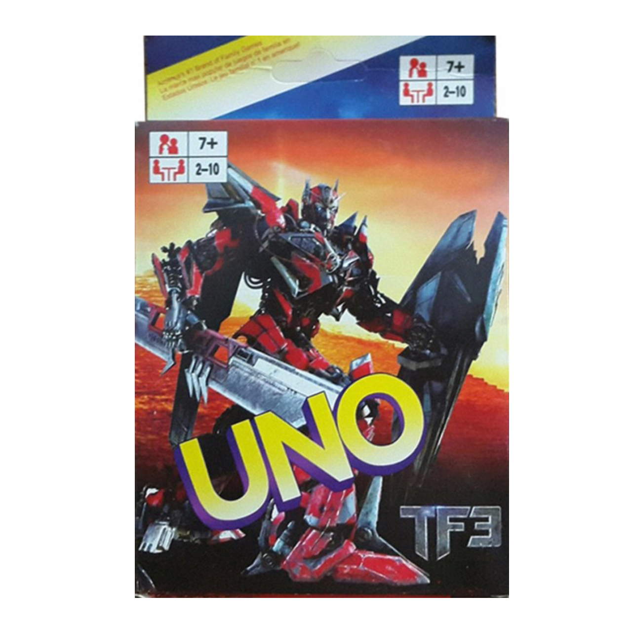 بازی فکری UNO TF3 مدل 108 کارتی