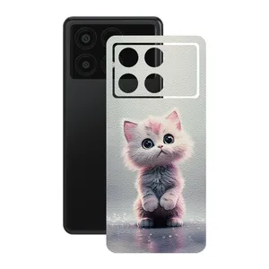 Remax cover sticker Leth model cat design suitable for Xiaomi Poco X6 Pro mobile phone