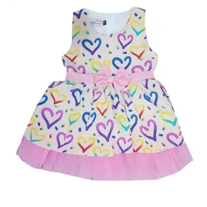 پیراهن دخترانه مدل قلبی