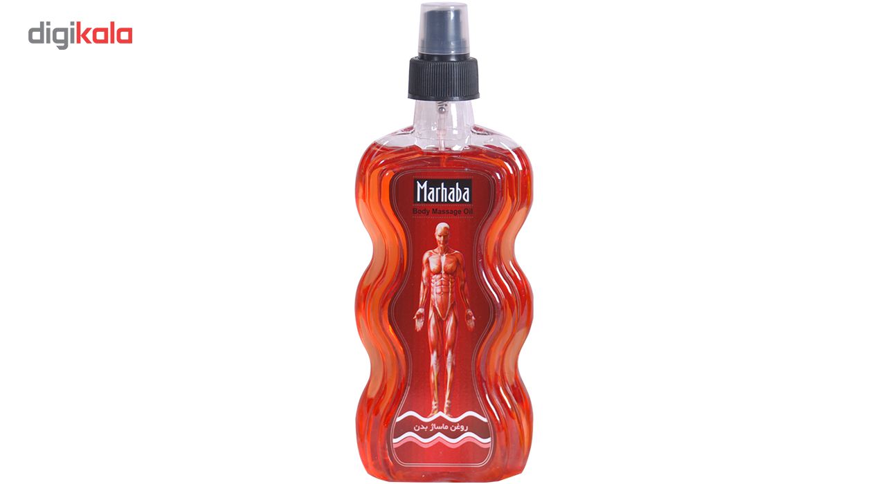 روغن ماساژ بدن مرحبا مدل Hot حجم 175 میلی لیتر -  - 2