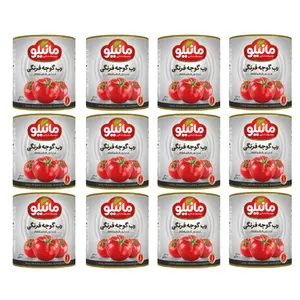 کنسرو رب گوجه فرنگی مانیلو - 800 گرم بسته 12 عددی