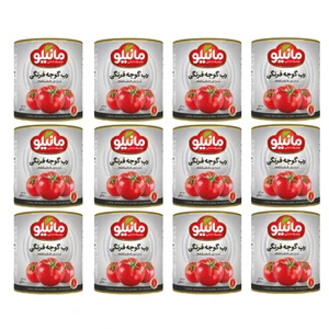 کنسرو رب گوجه فرنگی مانیلو - 800 گرم بسته 12 عددی