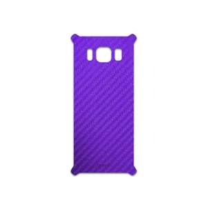MAHOOT Purple-Fiber Cover Sticker for Samsung Galaxy S8 Active