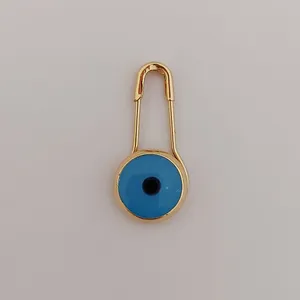 سنجاق سینه دخترانه مدل چشم نظر کد  G1099