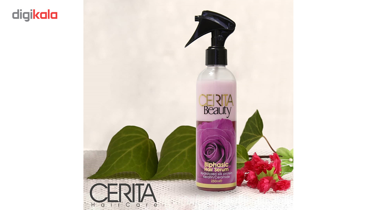 پک شامپو مو آقایان و سرم مو سریتا مدل دوفاز