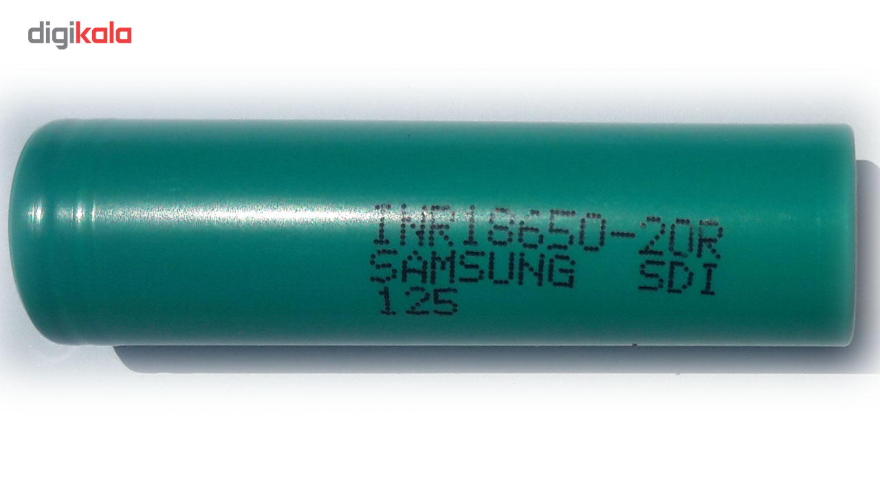 باتری لیتیم یون سامسونگ قابل شارژ مدل INR18650-20R ظرفیت 2000 میلی آمپر