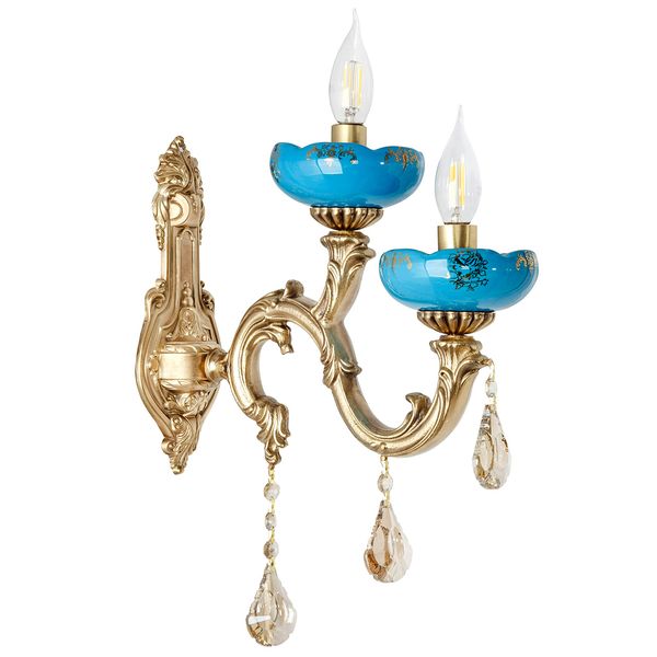 چراغ دیواری دو شعله چشمه نور کد C2922/1W چراغ دیواری دو شعله چشمه نور کد C2922/1W