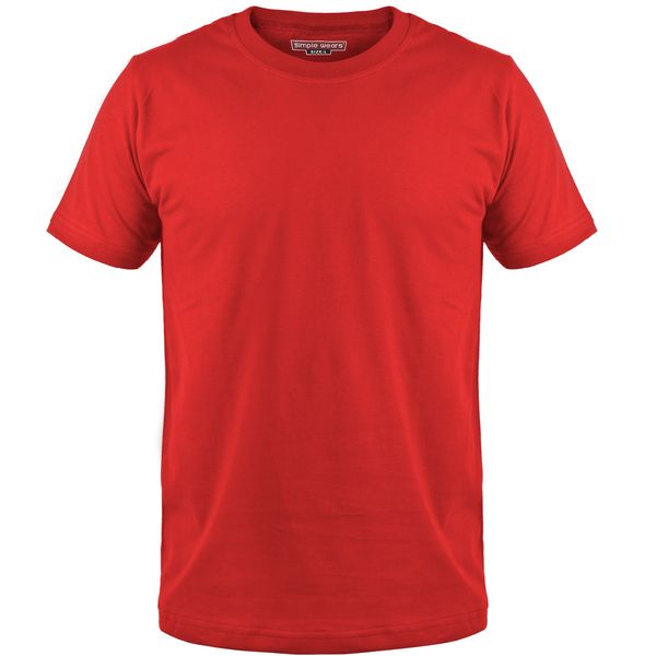 تی شرت مردانه سیمپل مدل sw3-Red تی شرت مردانه سیمپل مدل sw3-Red