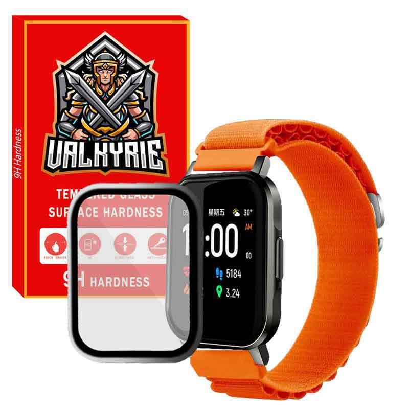 بند والکری مدل LOOP ALPINE مناسب برای ساعت هوشمند هایلو LS02 به همراه محافظ صفحه نمایش