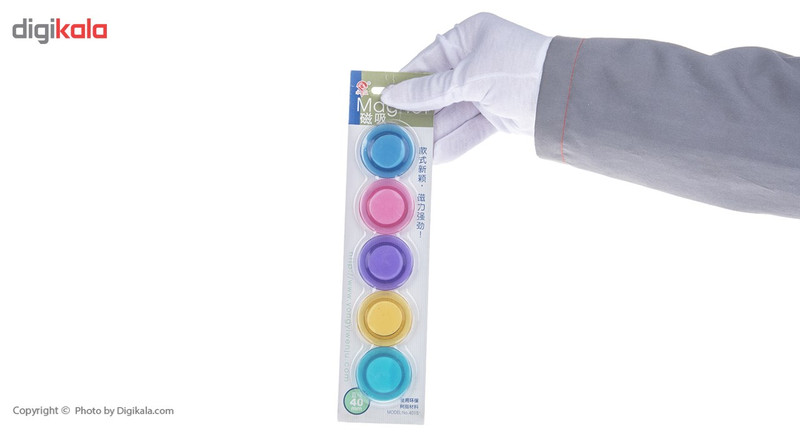 گیره آهنربایی فوسکا مدل 4015 بسته 5 عددی