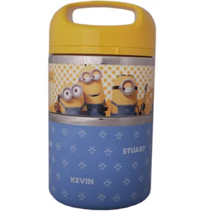 فلاسک کودک مدل کارتونی 3 ظرفیت 380 میلی لیتر