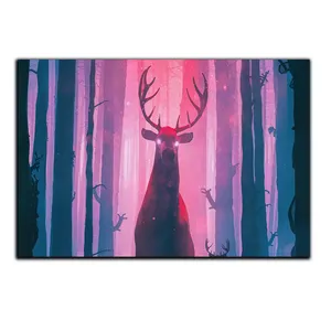 تابلو شاسی بکلیت طرح نقاشی گوزن مدل SH-S5620