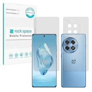 Rock space Resistant model matte screen protector suitable for OnePlus 12R mobile phone along with the back protector