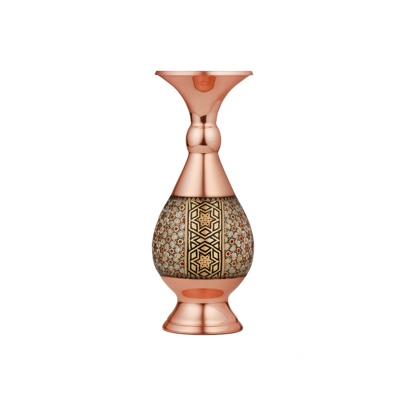 گلدان خاتم کاری مدل صراحی کد 116 