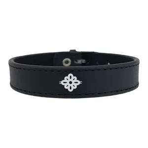 دستبند نقره زنانه ترمه 1 مدل گل فانتزی کد mhdcf 024