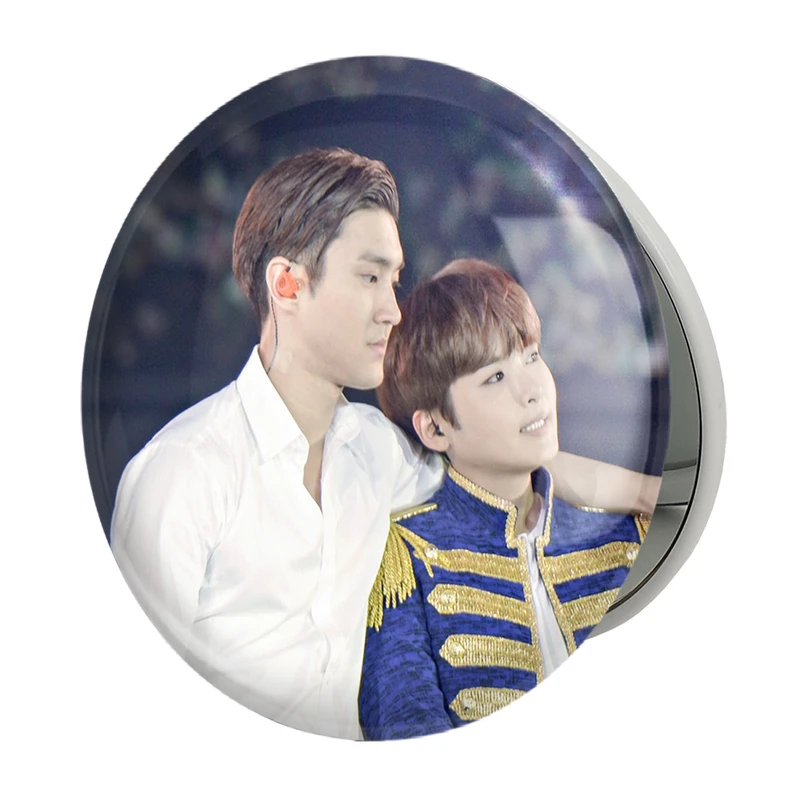 آینه جیبی خندالو طرح ایونهه گروه سوپر جونیور Super Junior مدل تاشو کد 12185 