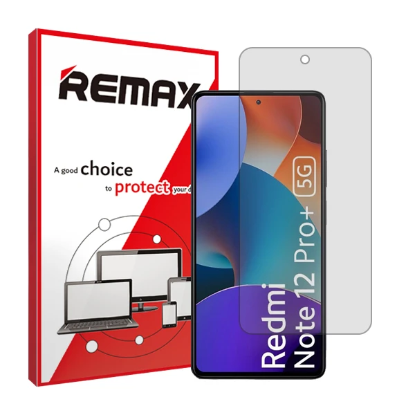 محافظ صفحه نمایش شفاف ریمکس مدل HyGEL مناسب برای گوشی موبایل شیائومی Redmi Note 12 Pro Plus 5G