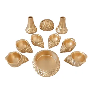 مجموعه ظروف هفت سین 10 پارچه مدل حلزون