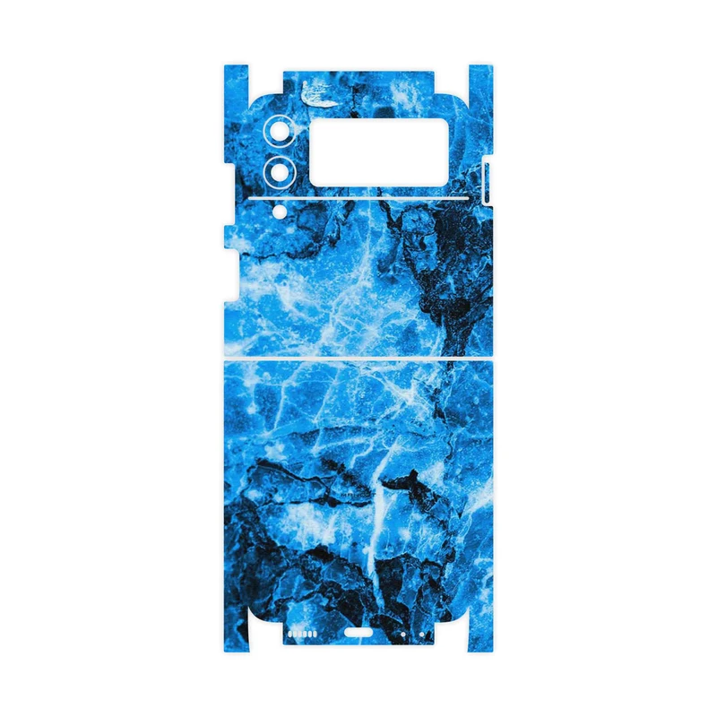 برچسب پوششی ماهوت مدل Blue Marble-FullSkin مناسب برای گوشی موبایل سامسونگ Galaxy Z Flip3 5G