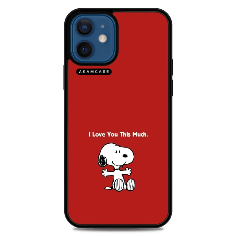 کاور آکام مدل AMC-WA12M-SNOOPY-27 مناسب برای گوشی موبایل اپل iPhone 12 Mini