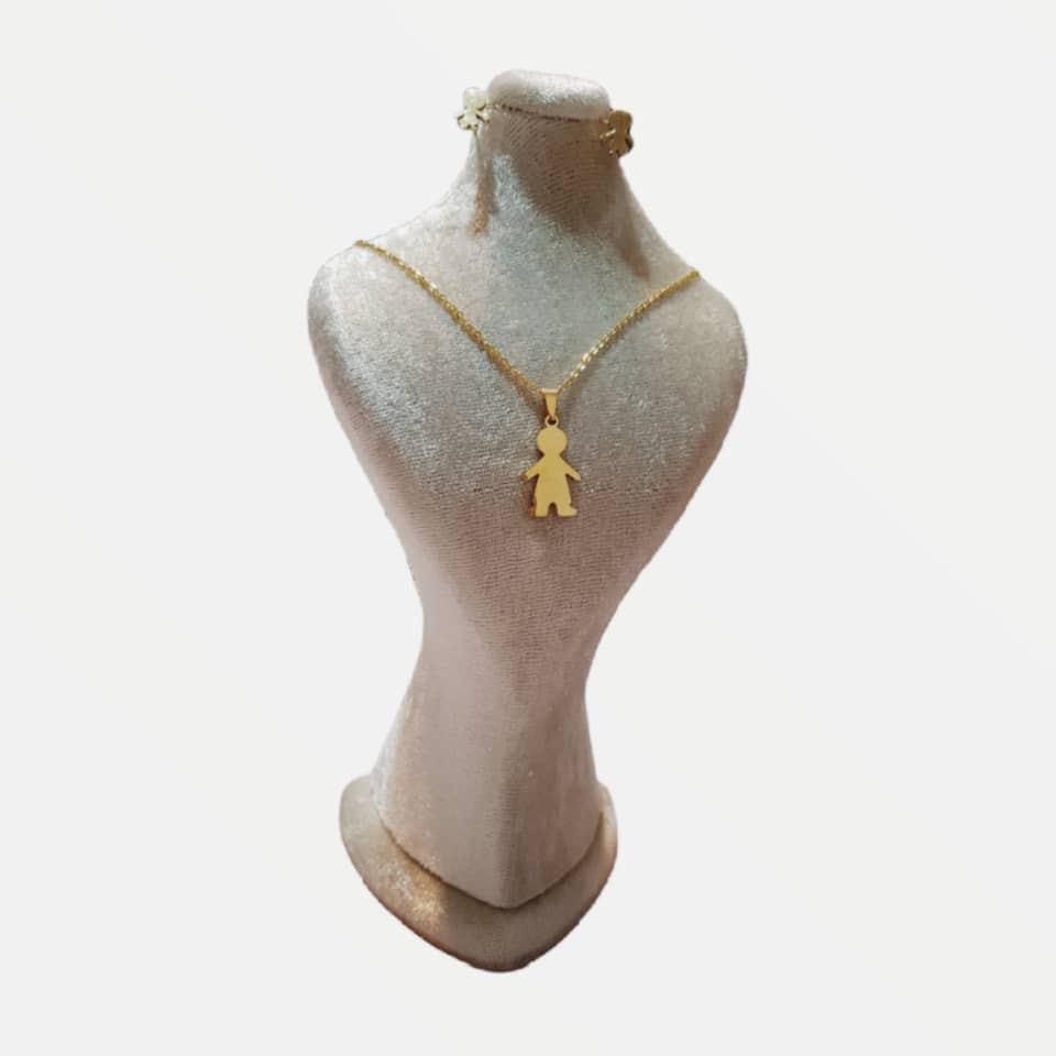 نیم ست زیورآلات زنانه مدل آدمک کد 4044