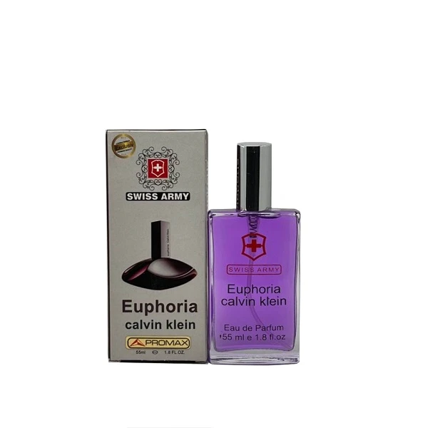 عطر جیبی زنانه سوئیس آرمی مدل ایفوریا حجم 55 میلی لیتر