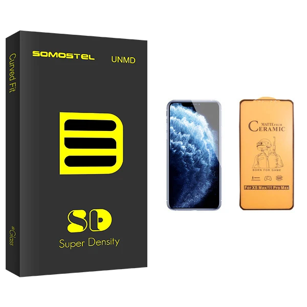 محافظ صفحه نمایش سرامیکی سوماستل مدل SD Glass مناسب برای گوشی موبایل اپل iPhone 11 Pro Max