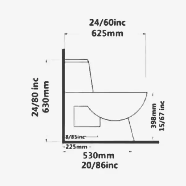 توالت فرنگی گاتریا مدل ژوپیتر 70