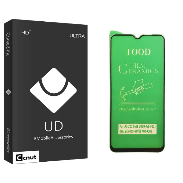محافظ صفحه نمایش سرامیکی کوکونات مدل UD Black مناسب برای گوشی موبایل شیائومی Redmi Note 8 Pro